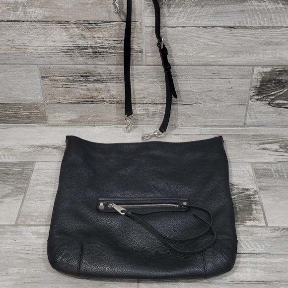 Rebecca Minkoff Black Pebbled Leather Handbag - Picture 9 of 15